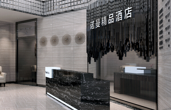 酒店前臺背景墻